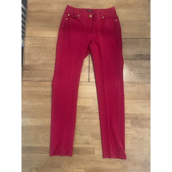 J.McLaughlin Red Stretch Pants Size‎ 2 - Picture 1 of 7